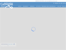 Tablet Screenshot of hotel-cormoran.com